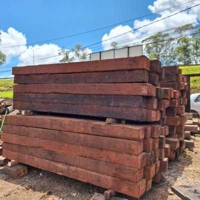 DORMENTES NOVOS E USADOS MADEIRAS RÚSTICAS DORMENTES NOVOS E USADOS MADEIRAS RÚSTICAS